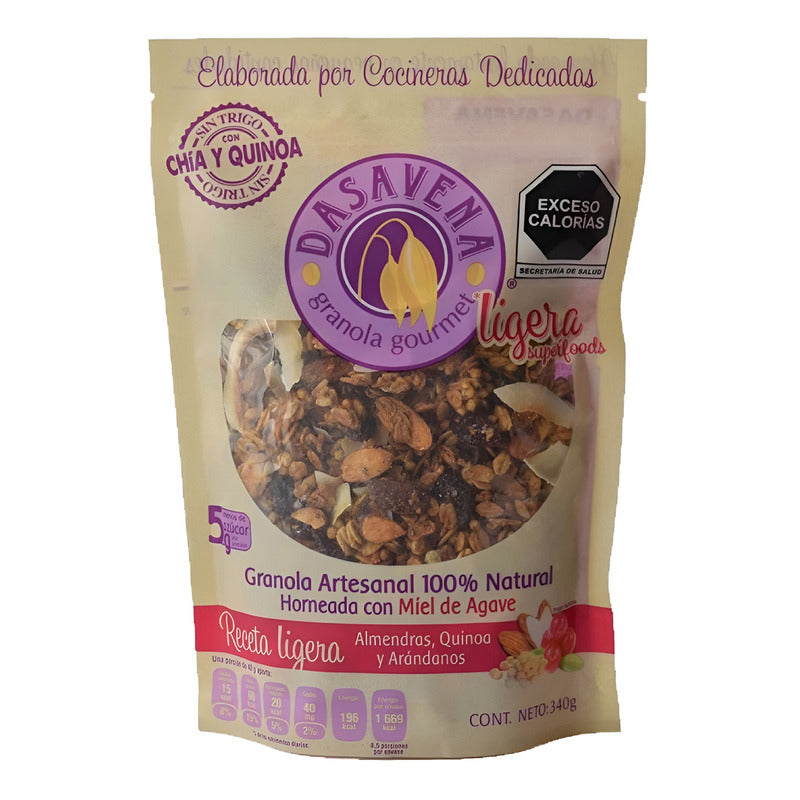 Granola Dasavena Gourmet Receta Ligera 340g