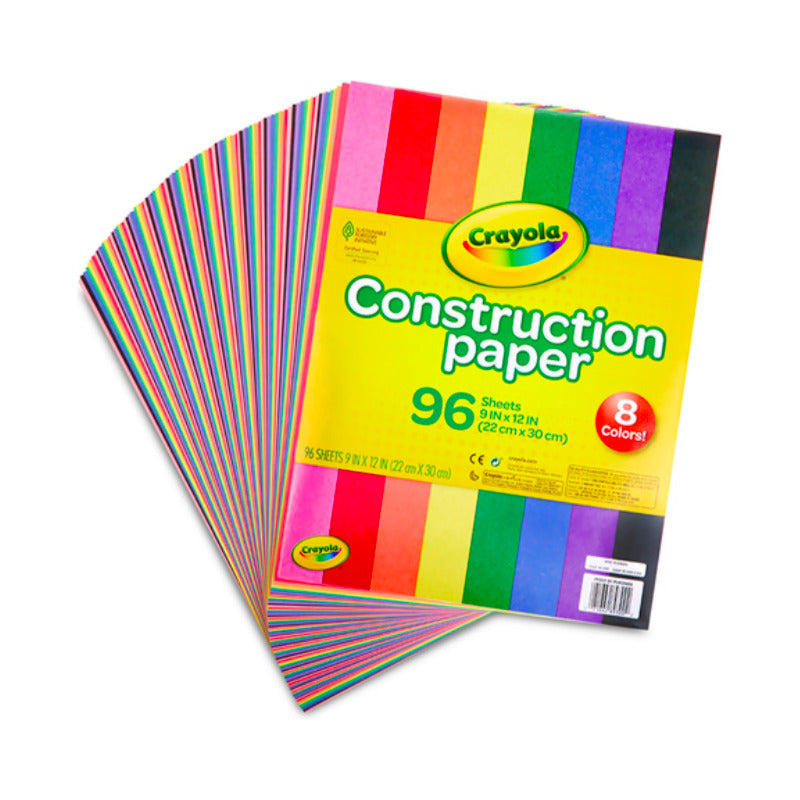 Hojas Carta De Colores Crayola 96 Piezas