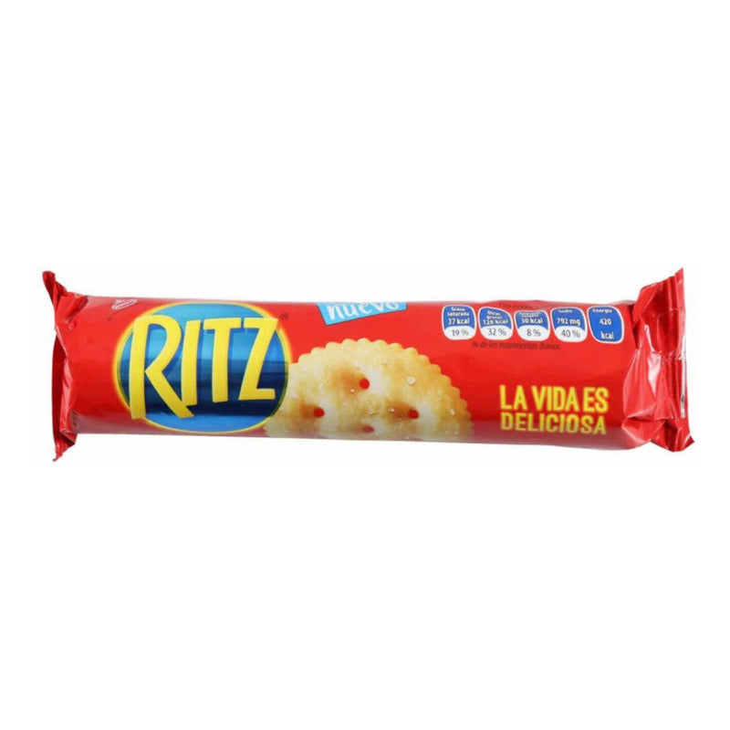 Galletas Ritz Saladas Con 18 Pzas 89 Gr C/u