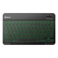 Teclado Bluetooth Recargable Con Iluminación Multicolor Multicolor