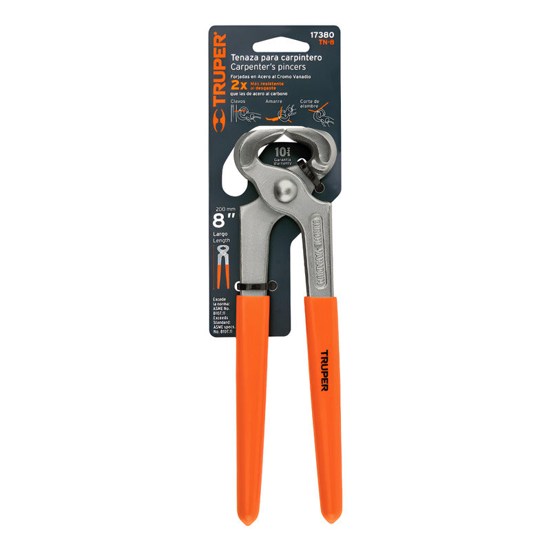 Tenazas Carpintero 8'' Truper 17380