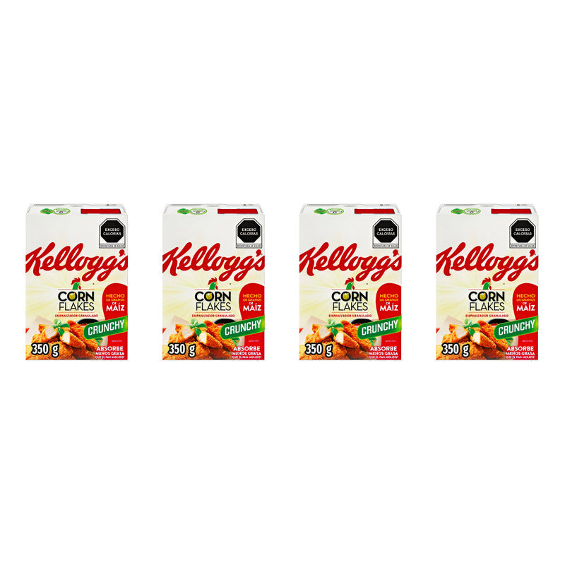 Empanizador Crunchy Kellogg's Corn Flakes 4 Piezas De 350gr