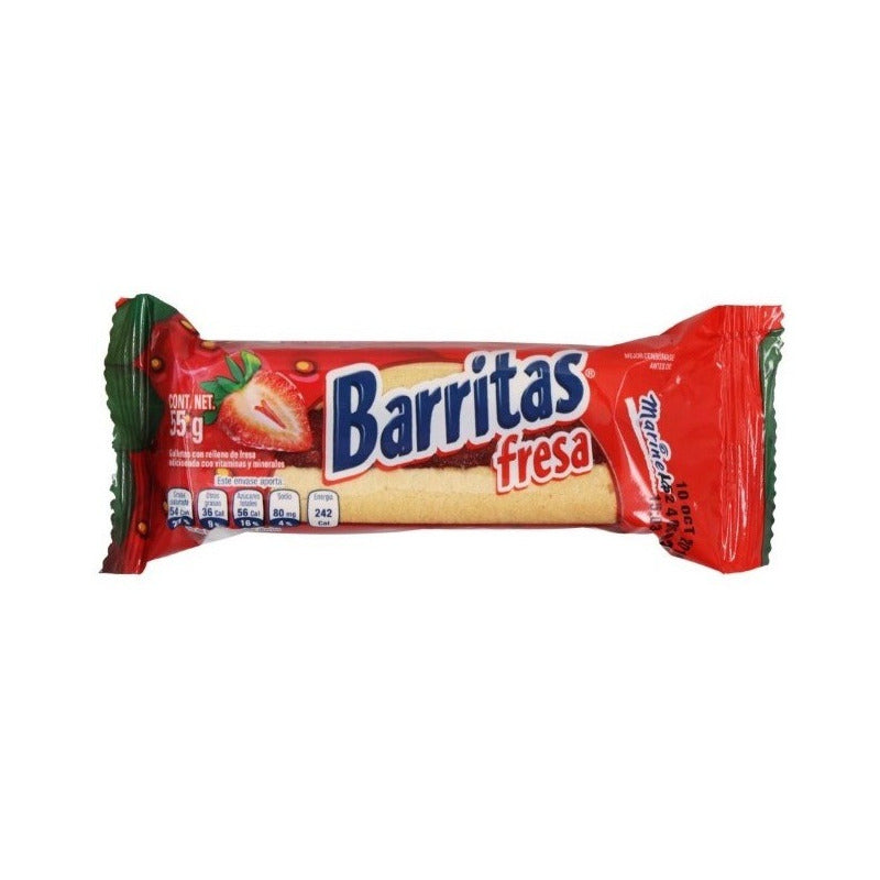 Barritas Marinela Fresa De 55g (28piezas)