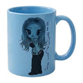 Taza Karol G (modelos) Azul No Me Arrepiento