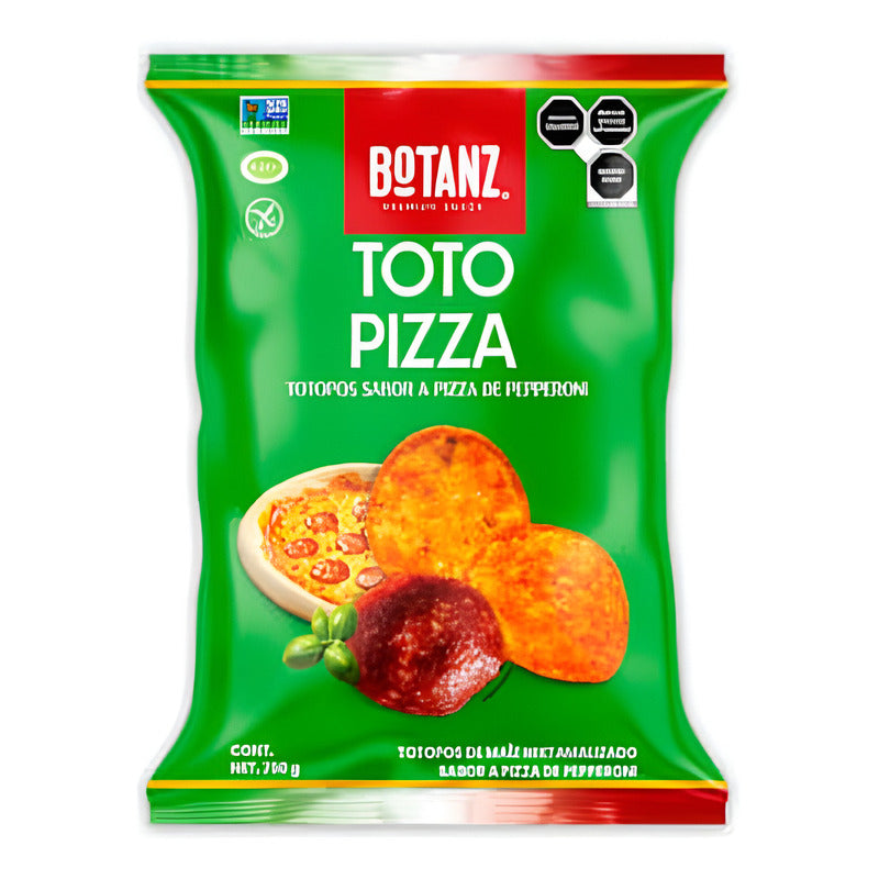 Totopos Botanz Sabor A Pizza De Pepperoni 750 G