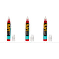 Pintura Acrílica En Lápiz Color Rojo Oscuro 3 Piezas De 30ml Rojo Oscuro