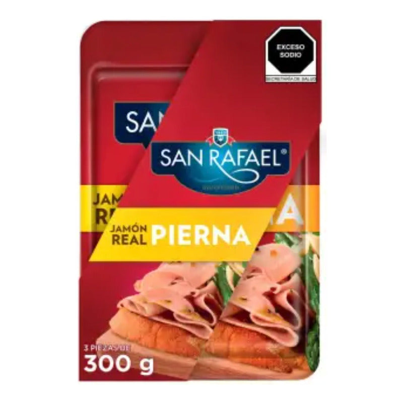 Jamón De Pierna San Rafael 3 Piezas 750g