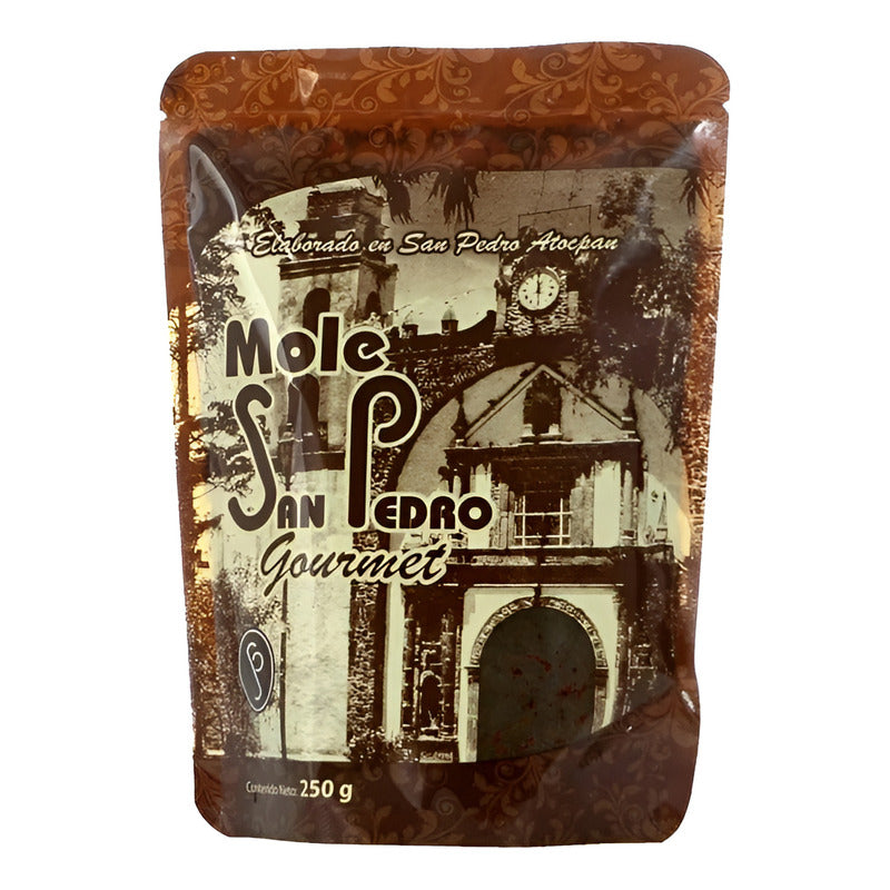 Mole San Pedro Gourmet En Polvo 250g (4 Pzs)