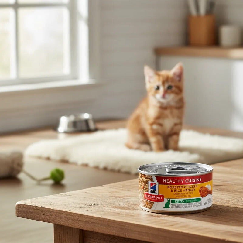 Alimento Húmedo Estofado Para Gatito Receta Pollo, 79 G