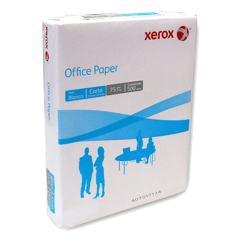 Caja Papel Xerox Ecológico 5000 Hojas 10 Paquetes De 500 Color Blanco Blanco Office