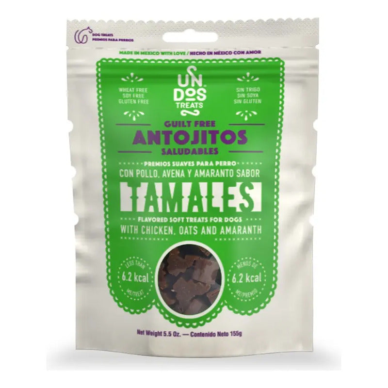 Premios Para Perros, Sabor Tamales 155 Gr, Un Dos Treats