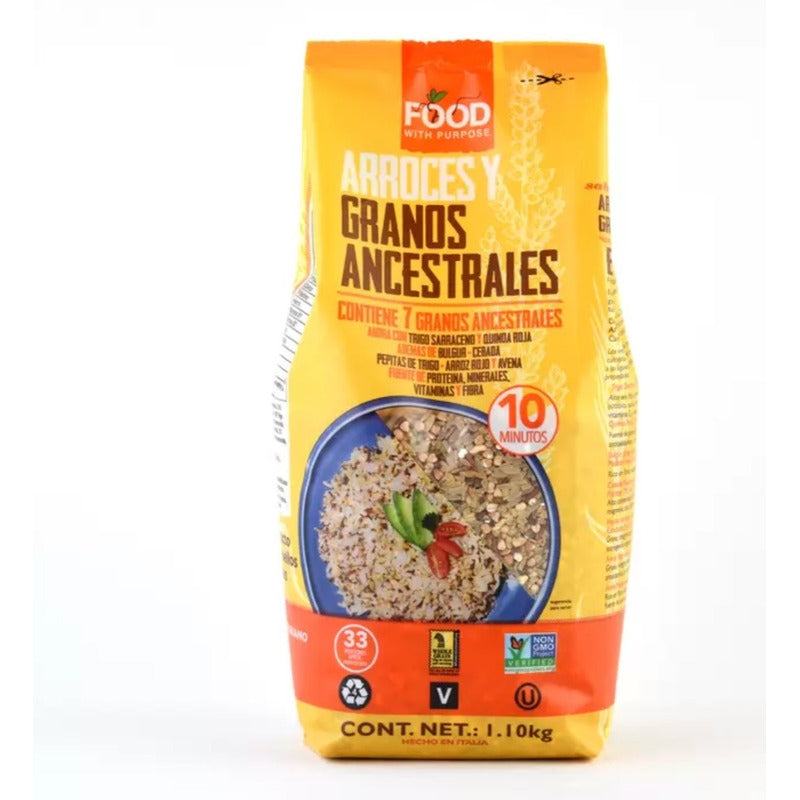 Mezcla De Arroces Y Granos Ancestrales 1.10 Kg