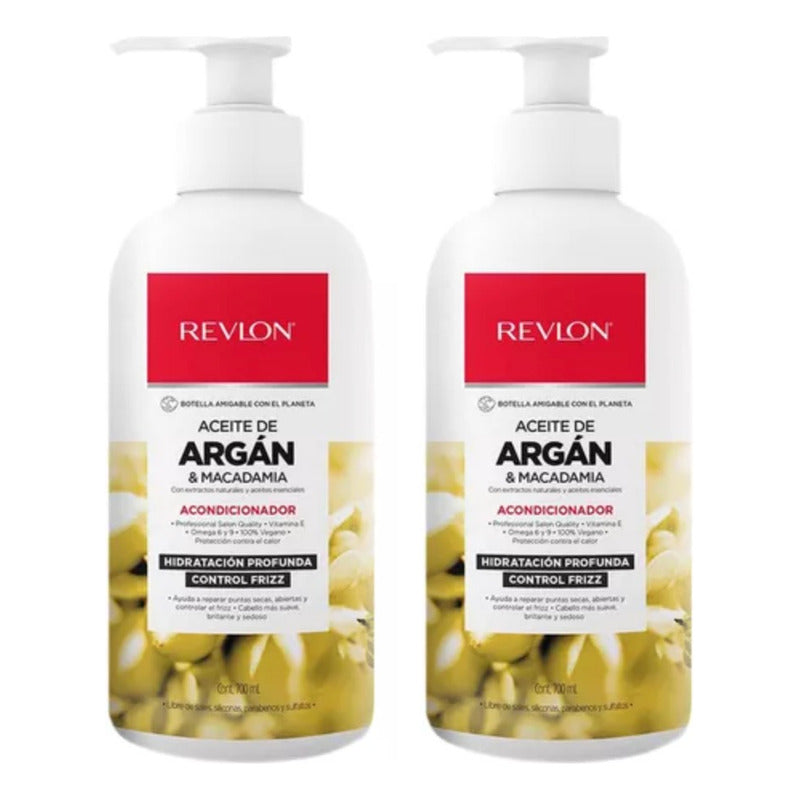 Acondicionador Revlon Keratina & Aceite Almendra 700ml(2pzs)