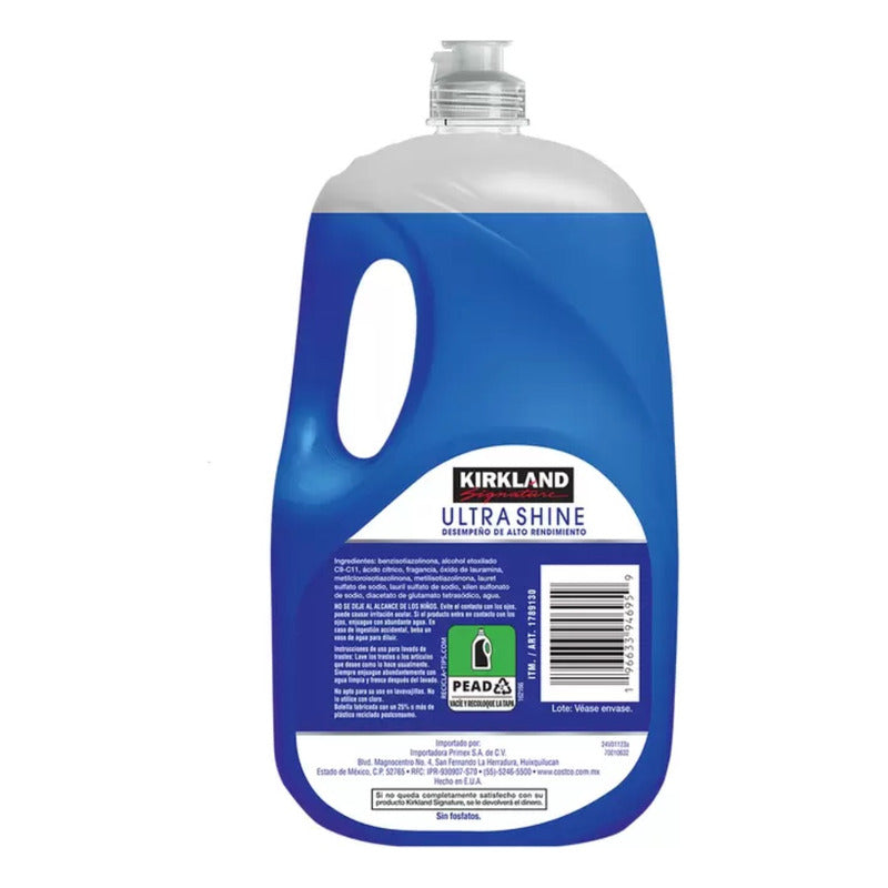 Kirkland Signature Jabón Para Trastes Platinum 2.6 L