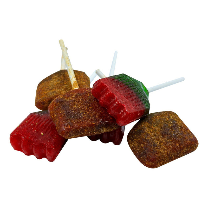 Dulces Vero Paletas Mix Banda De Fuego Con 20pzs (2 Bolsas)