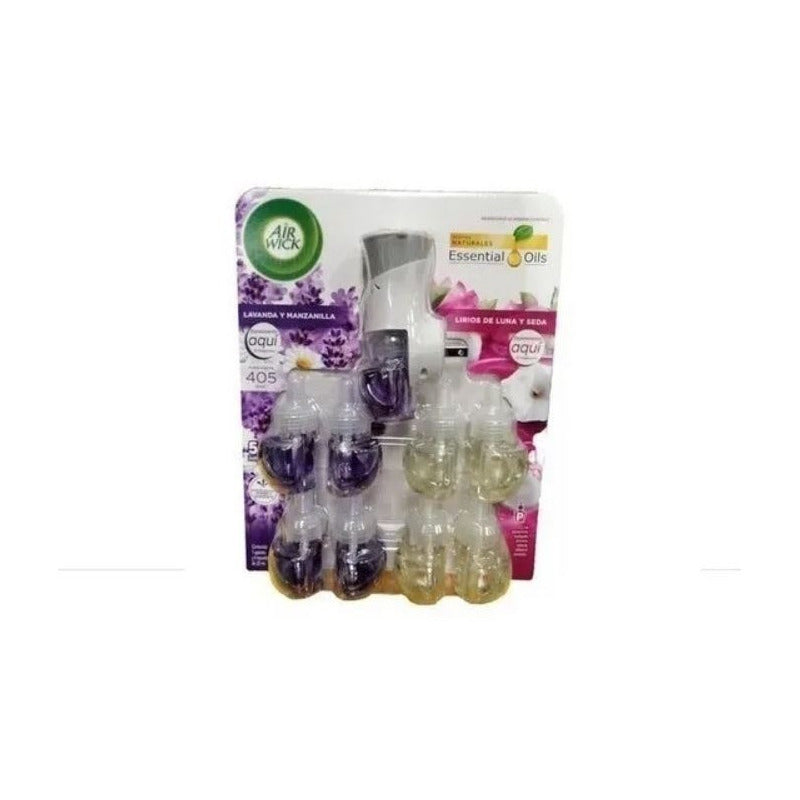 Air Wick Aromatizante Aparato Y 9 Repuestos Lavanda & Lirios