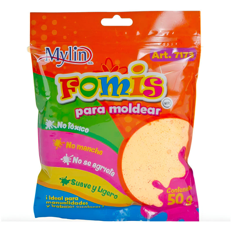 Fomi Suave Moldeable Color Durazno 3 Piezas De 50g Durazno