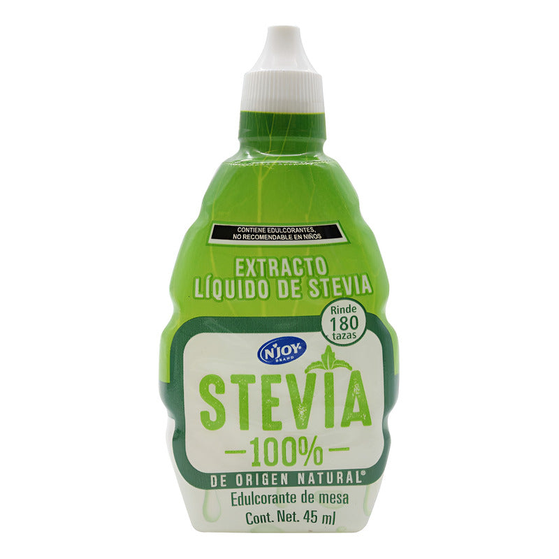 Endulzante N'joy Stevia Líquida 45ml