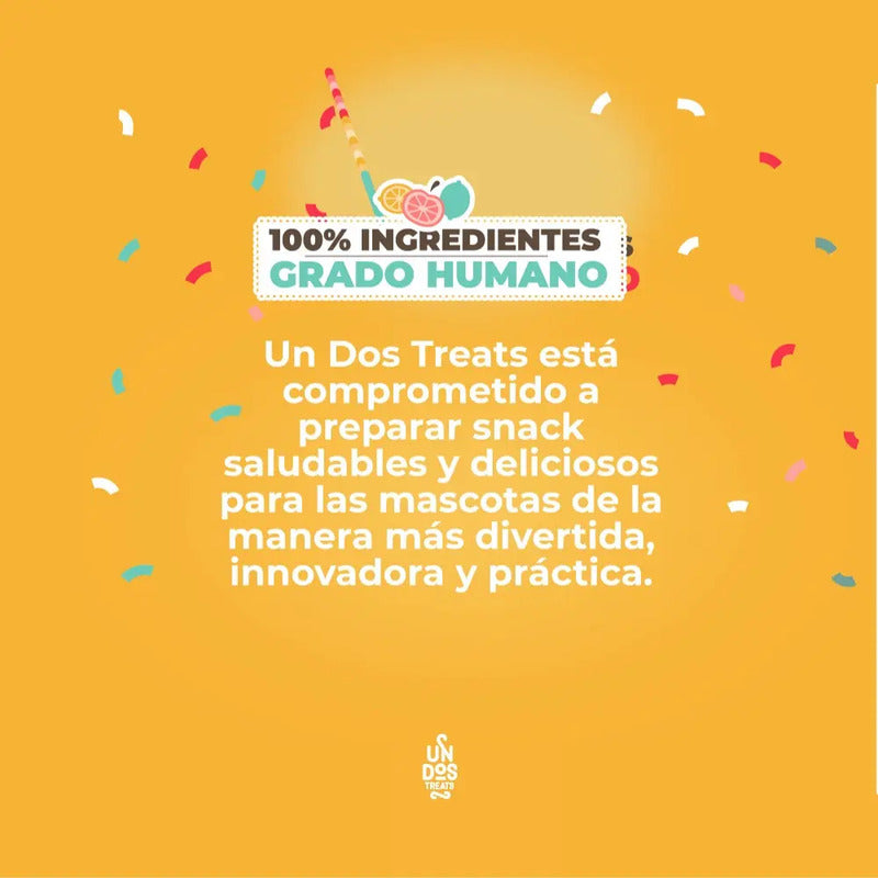 Galletas Un Dos Treats Premio Para Perros Pato Y Cereza 156g