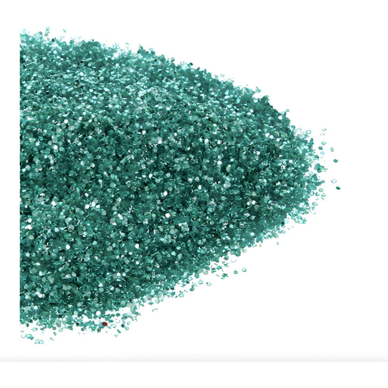Diamantina Del #1 Color Menta Metalico De 1mm 6 Pzas De 50g Menta