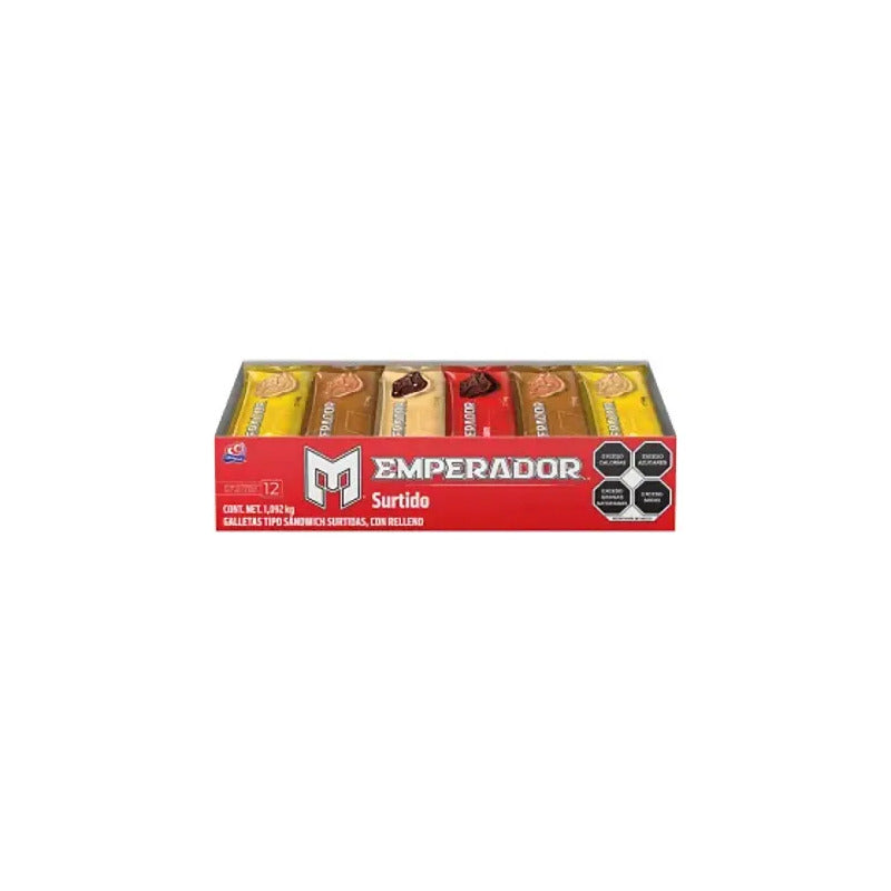 Galletas Emperador Gamesa Con 12 Pzas De 91 G C/u