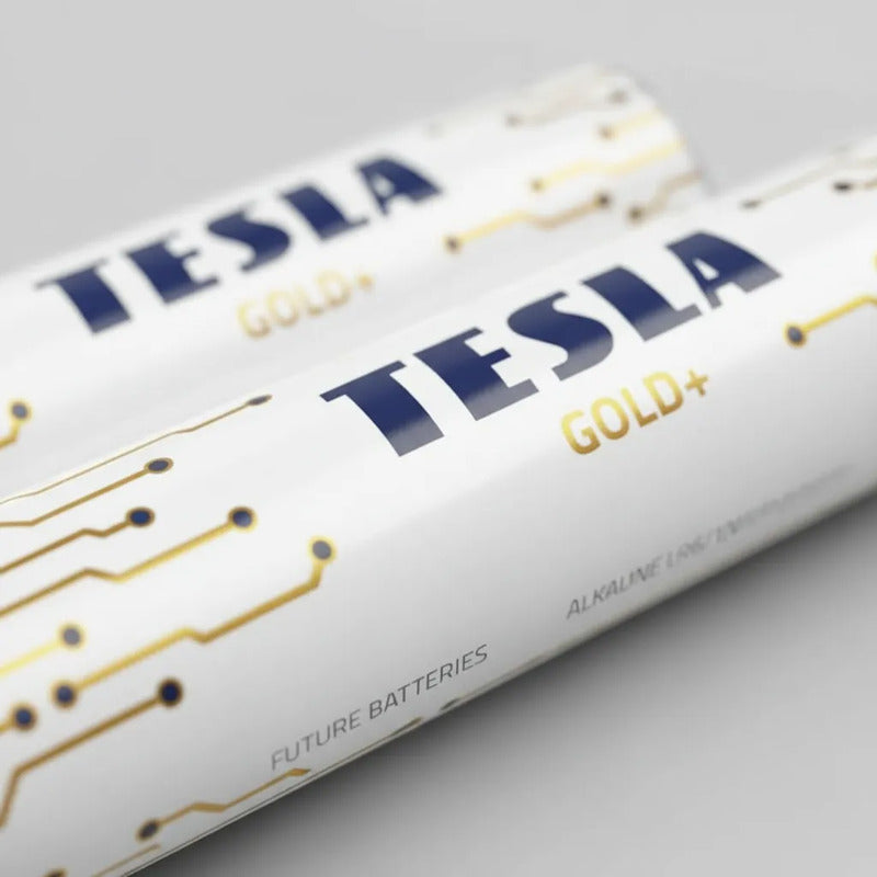 Pilas Aa Tesla Gold+ Alcalinas Paquete 4 Piezas 1.5v