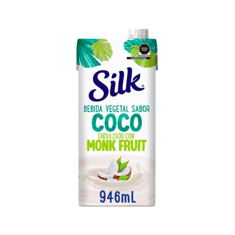 Bebida Vegetal Silk Sabor Coco Con Monk Fruit De 946 Ml