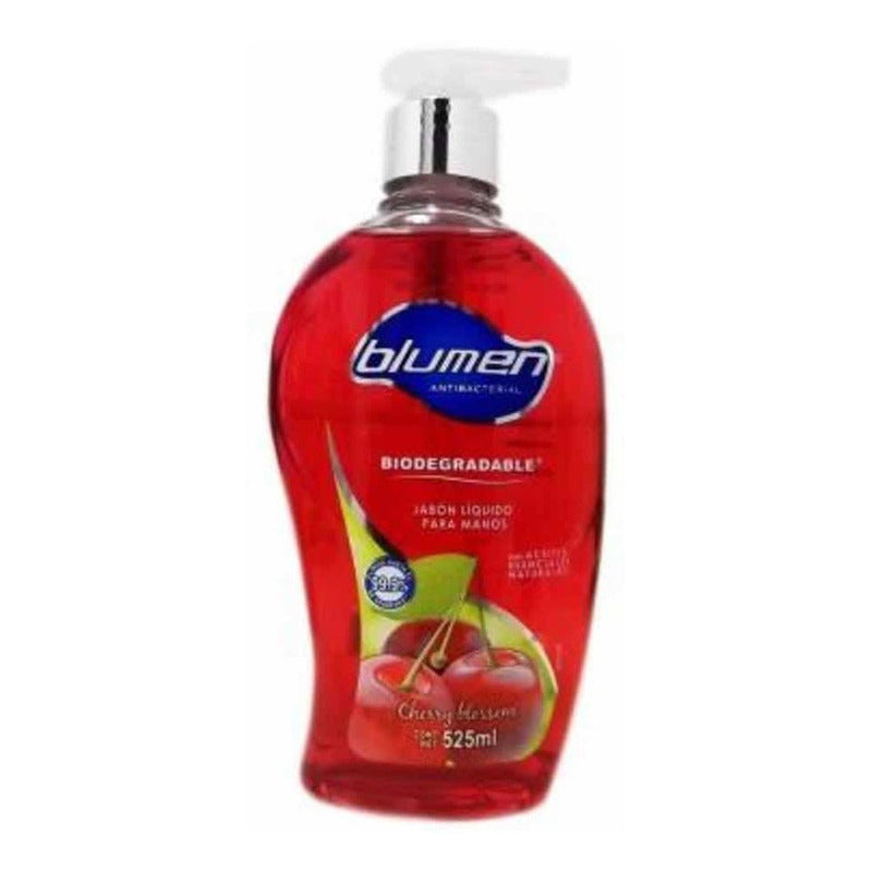 4 Pzas Jabón Líquido Manos Blumen Cherry Blossom 525 Ml Ts