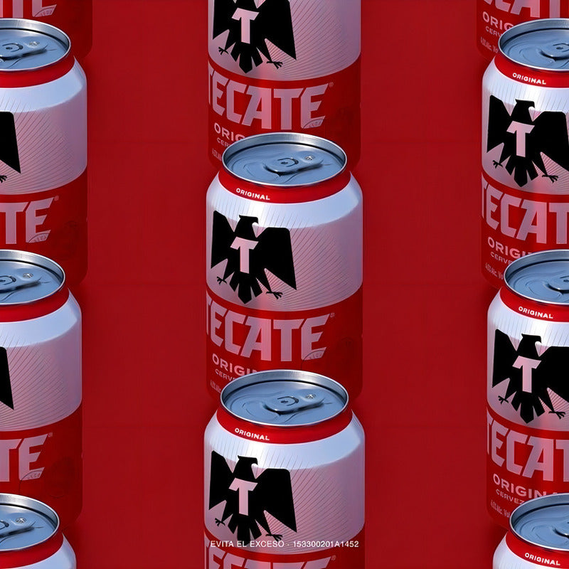 Cerveza Tecate Pilsner Dorada 355 Ml Pack 18 Latas