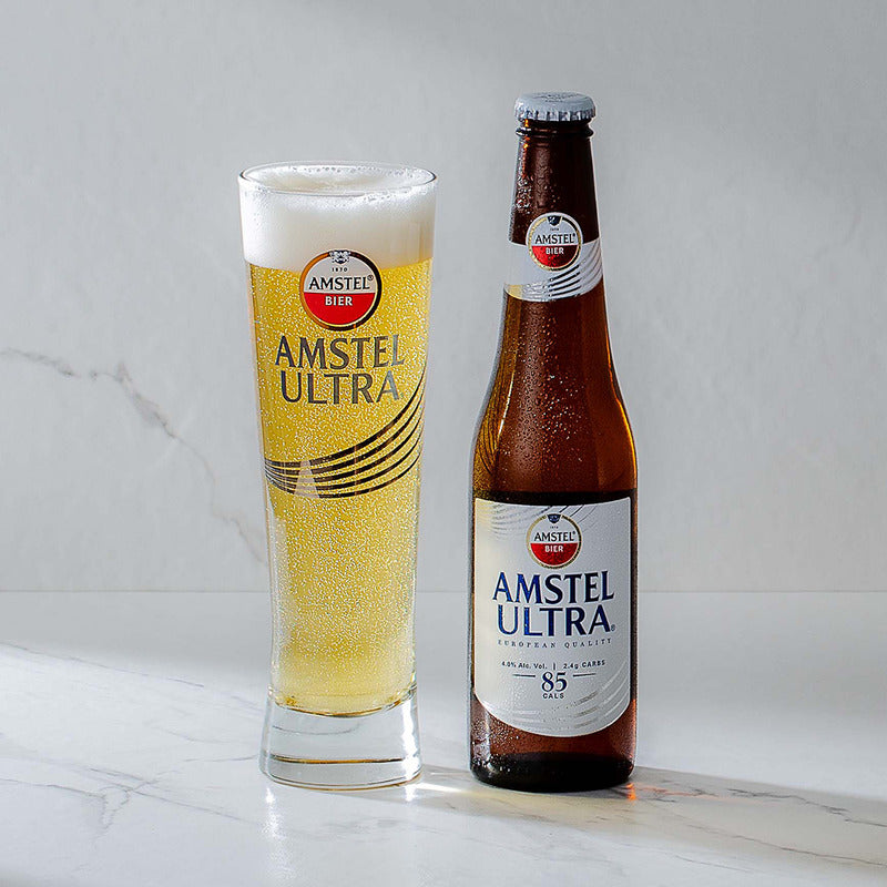 Cerveza Clara Amstel Ultra 24 Pack Botella 355 Ml