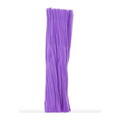 Limpia Pipas Chenille Natural Color Morado Pastel 30cm 36pz
