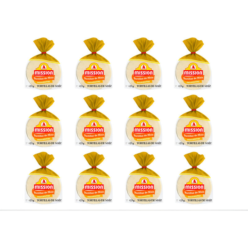 Tortillas De Maíz Mission Delgaditas 12 Piezas De 423gr