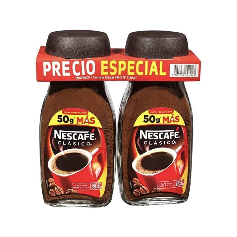 Café Soluble Nescafé 4  Pzas De 350 G