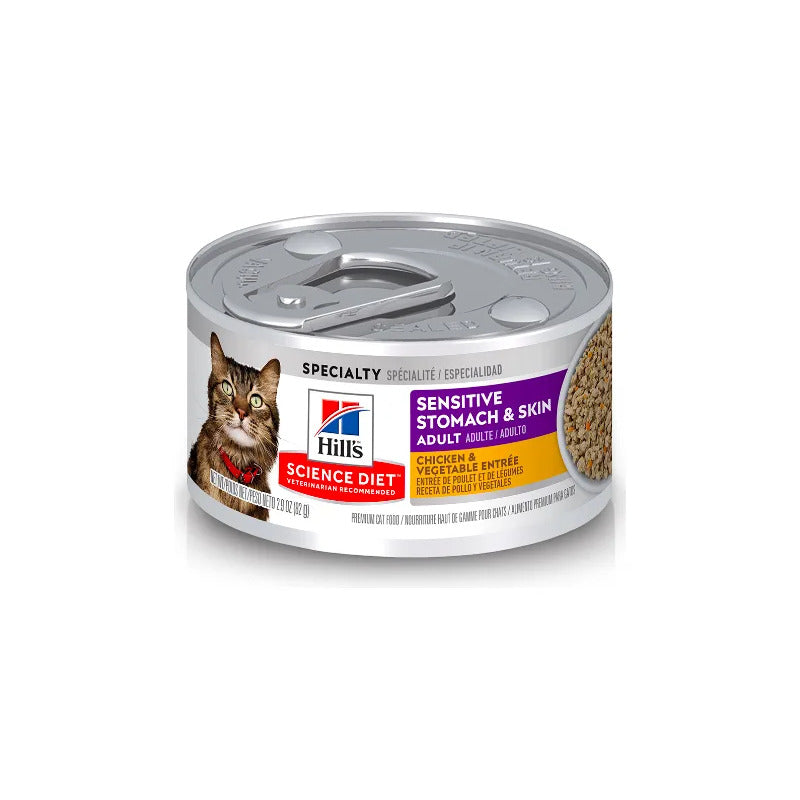 Alimento Húmedo Piel Y Estómago Sensibles Gato Adulto, 82 G