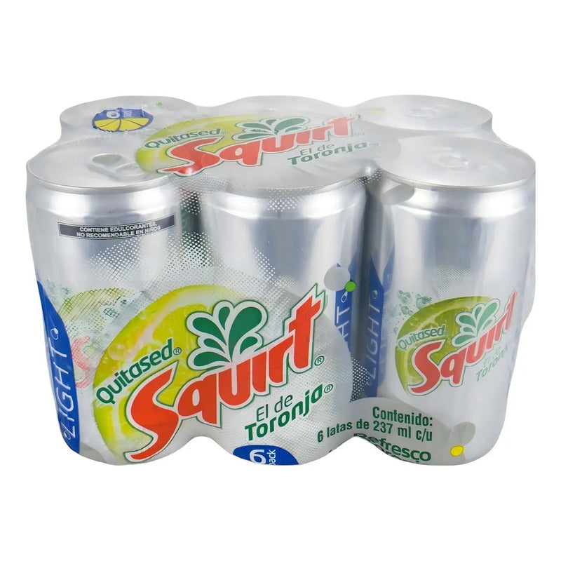 Refresco Squirt Toronja Light 6 Pack 237ml