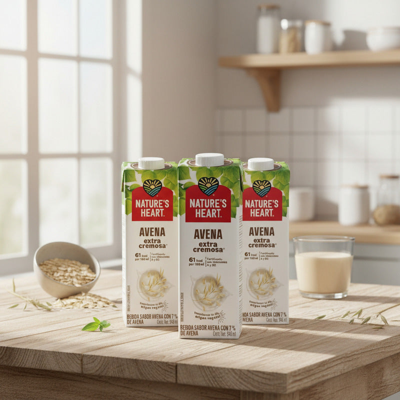 Bebida De Avena Extra Cremosa 946ml (6piezas)