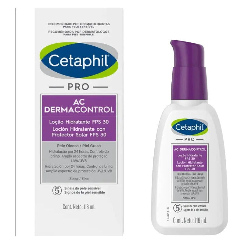 Hidratante Facial Cetaphil Pro Ac Contol Fps 30 De 110ml Grasa Día