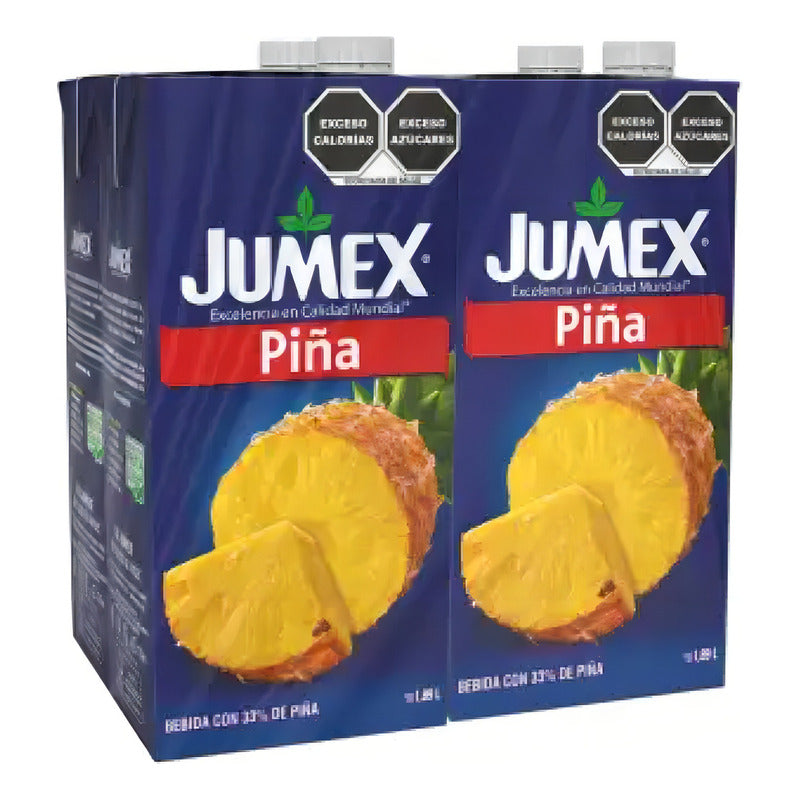 Bebida Jumex Con Piña 4 Pzs 1.89 L C/u