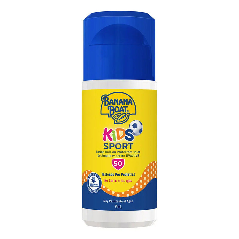 Protector Solar Banana Boat Kids Sport 50+fps Roll On 75ml