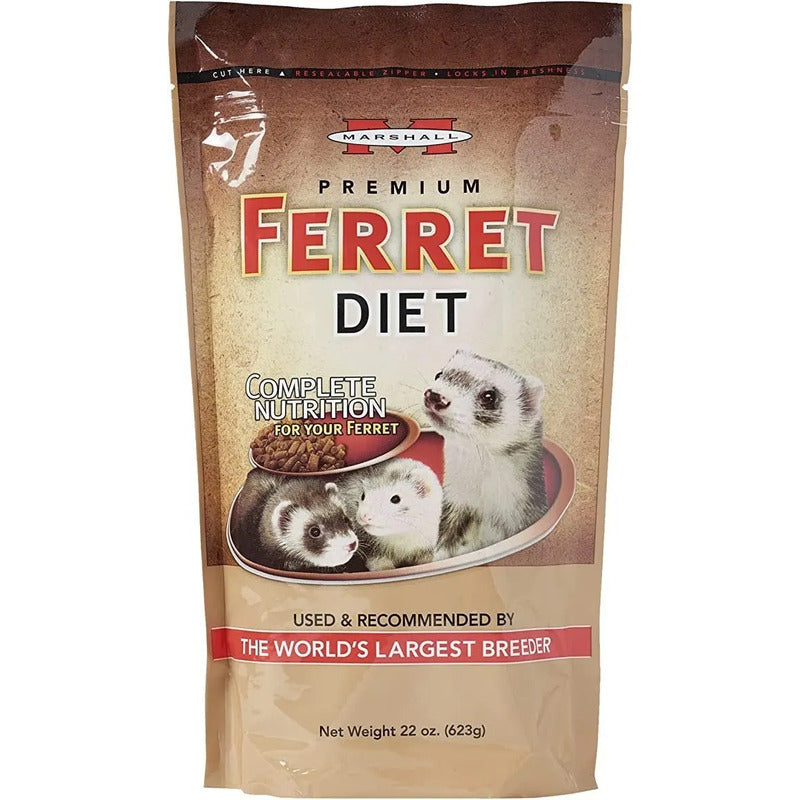 Alimento Hurón Súper Premium Marshall Ferret Diet Gde 1.8kg