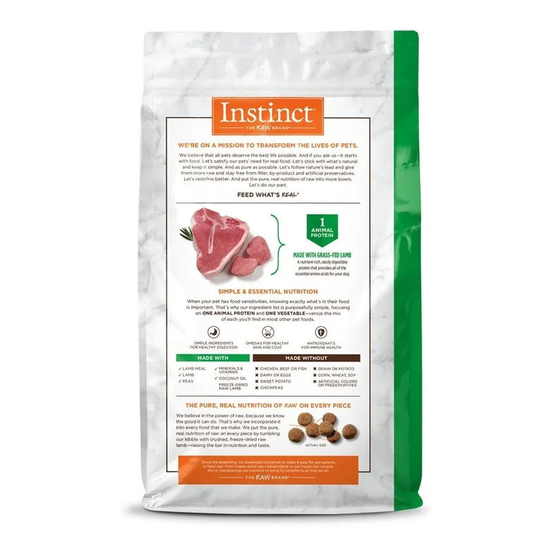 Croquetas Instinct Lid Cordero Para Perros