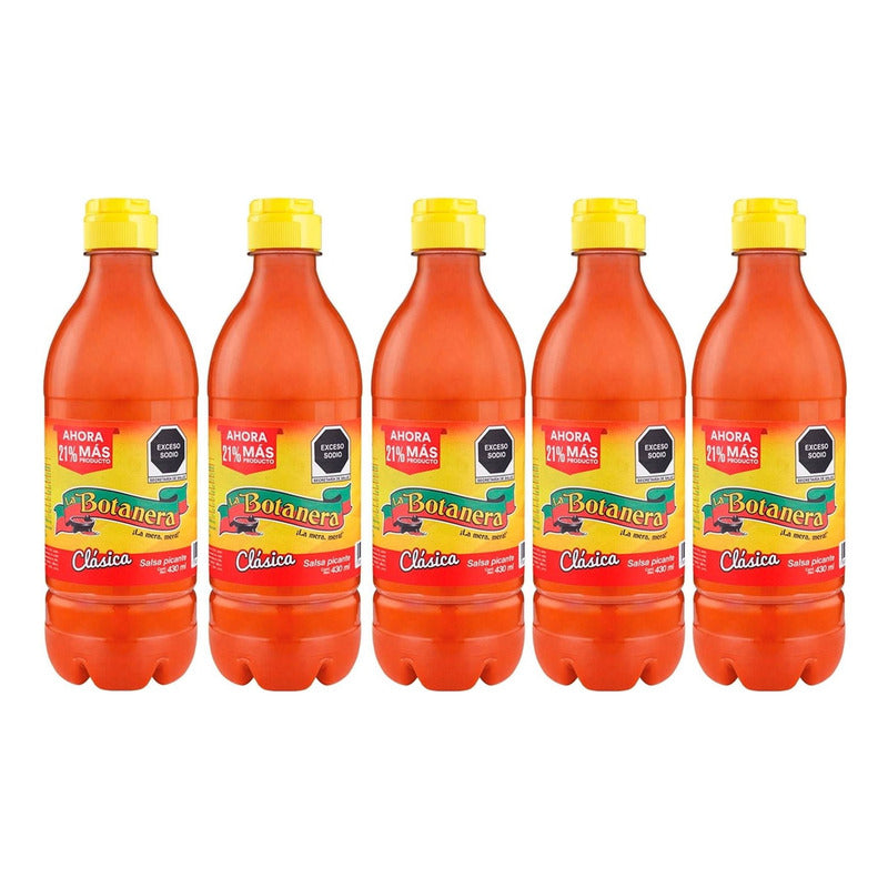 Salsa La Botanera 430 Ml 5 Piezas