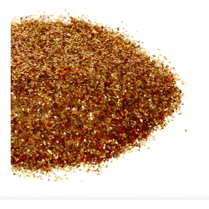 Diamantina Del #1 Oro Oscuro Metalico De 1mm 1 Pieza De 50gr Oro Oscuro