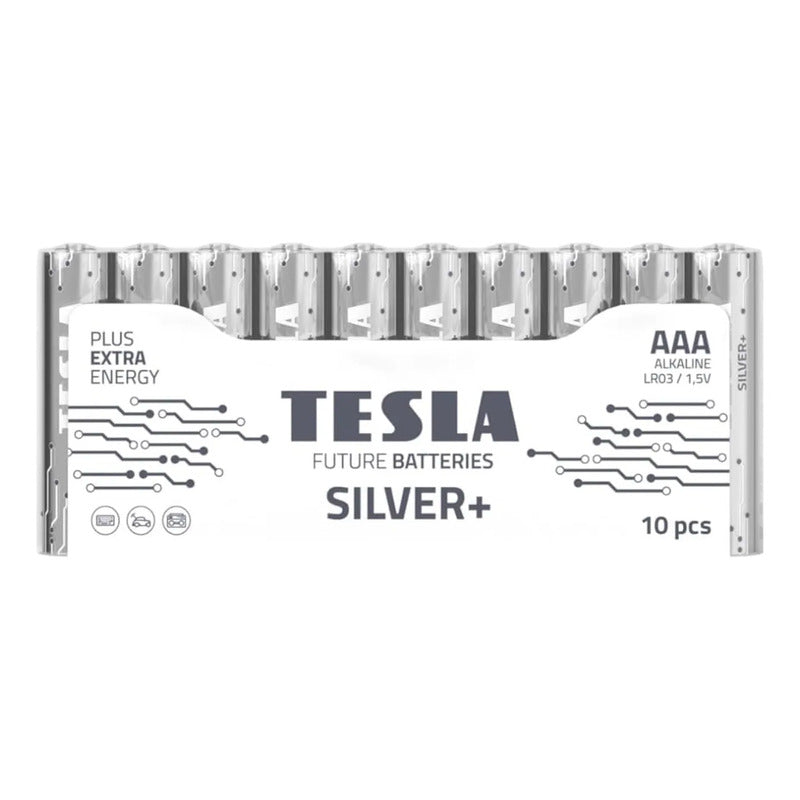 Pila Aaa Silver+ Paquete Con 10 Piezas, Larga Duración Y Alt