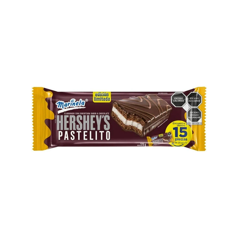 Pastelito Marinela Hersheys 15 Pzas De 25 G C/u (2paq)