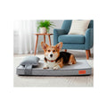 Cama Extendida Con Almohada Removible Para Perro, Chico Gris Rectangular