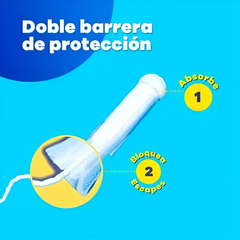 Tampones Tampax Súper Plus Con Aplicador 50 Pzas