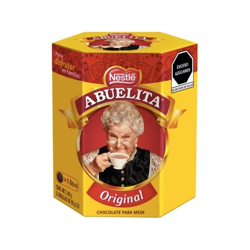 Chocolate Nestlé Abuelita Con 6 Tablillas De 90g C/u
