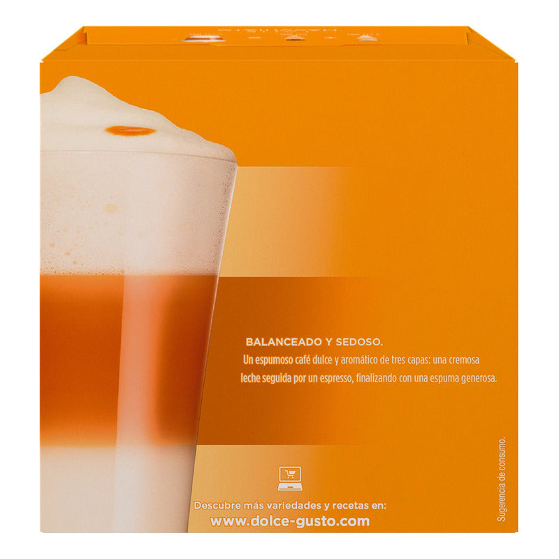Cápsulas De Café Nescafé Dolce Gusto Latte Macchiato X16 Und