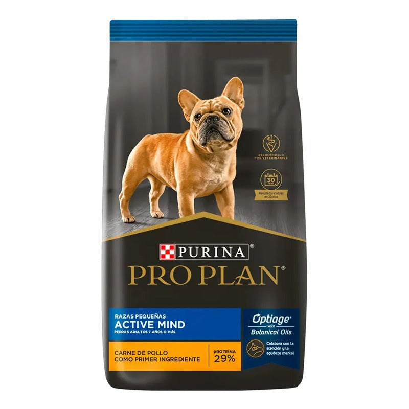 Alimento Pro Plan Optiage Active Mind Razas Pequeñas Para Perro Senior De Raza Pequeña Sabor Pollo Y Arroz De 7.5 Kg